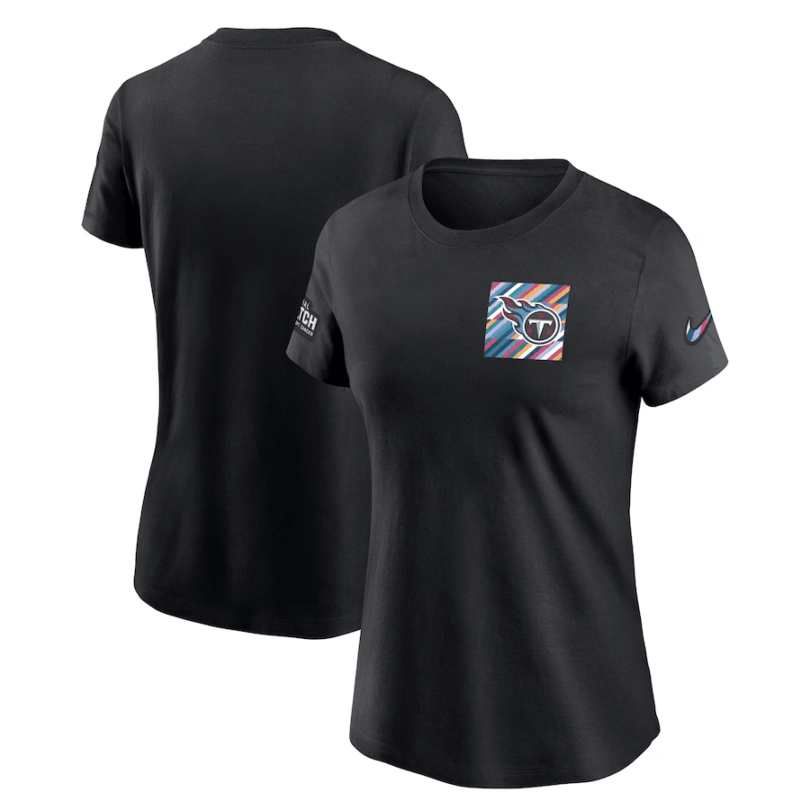 Women's Tennessee Titans Black 2023 Crucial Catch Sideline Tri-Blend T-Shirt(Run Small) Women's Tennessee Titans Black 2023 Crucial Catch Sideline Tri-Blend T-Shirt(Run Small)